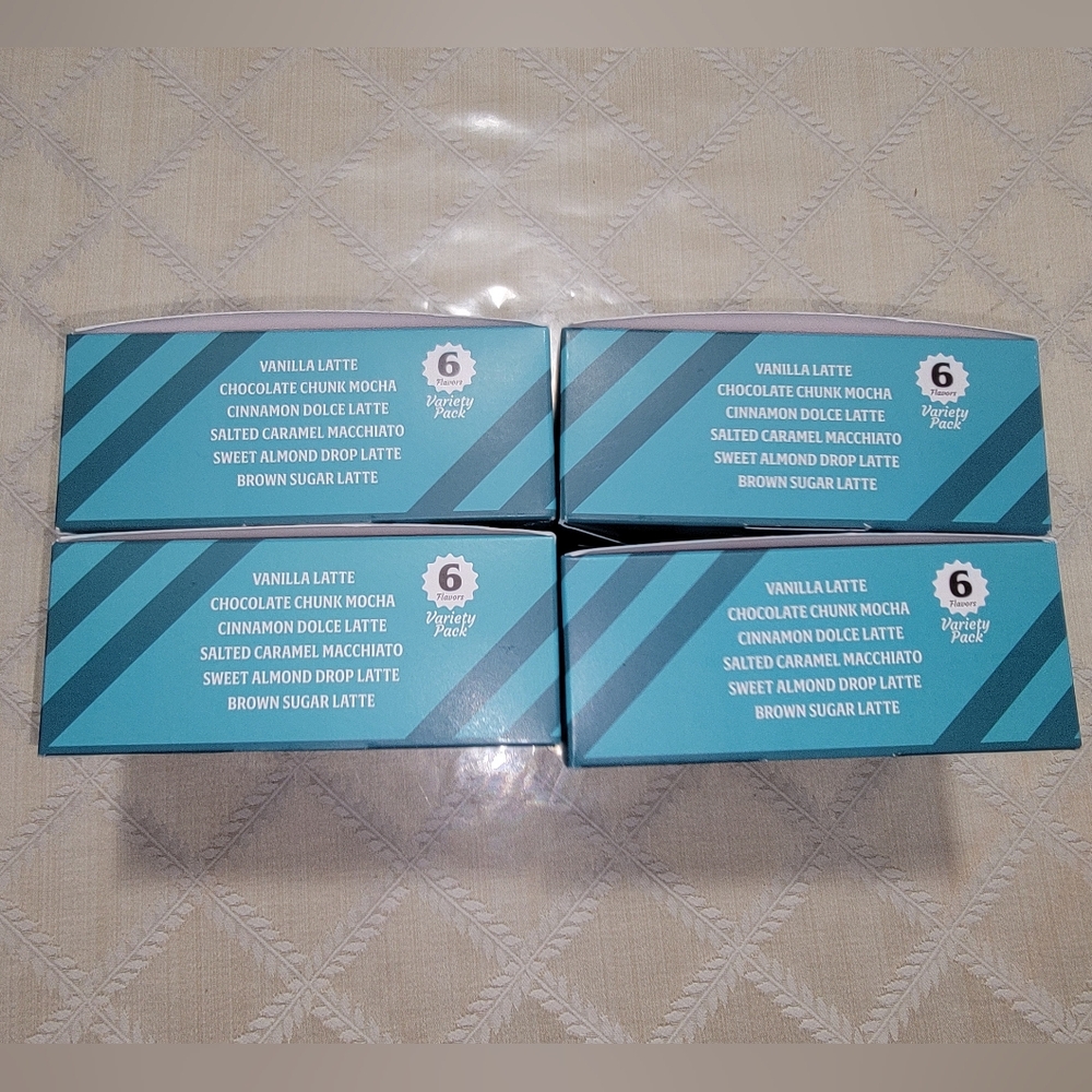 FIRM ON PRICE Bundle Of 4 Boxes Of Flavcity Cafe Instant Latte Variety Pack - Picture 6 of 7
